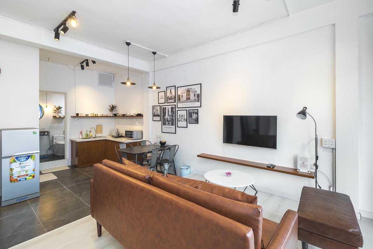 Scandinavian Apartment With Balcony In Bui Vien โฮจิมินห์ซิตี้ ภายนอก รูปภาพ