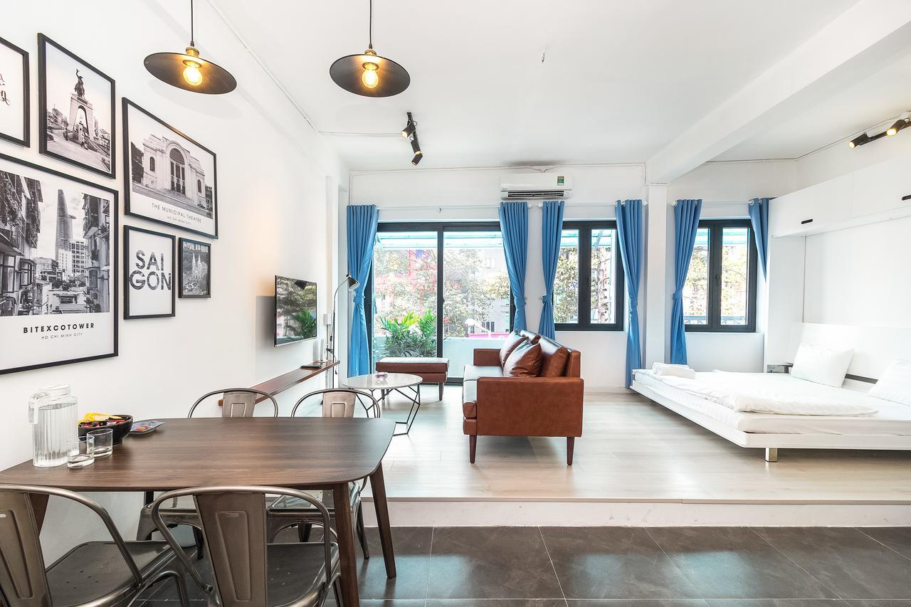 Scandinavian Apartment With Balcony In Bui Vien โฮจิมินห์ซิตี้ ภายนอก รูปภาพ